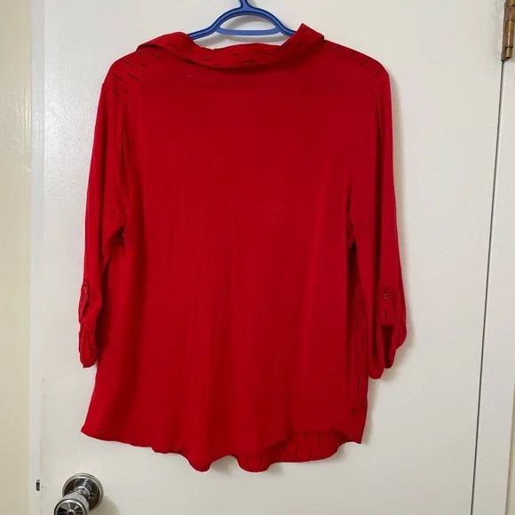 Red Blouse - Picture 2 of 3